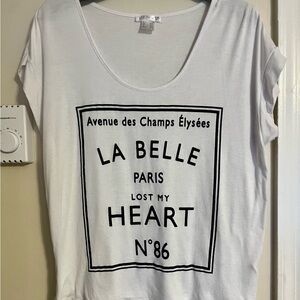 VENUS White Paris Graphic Tee